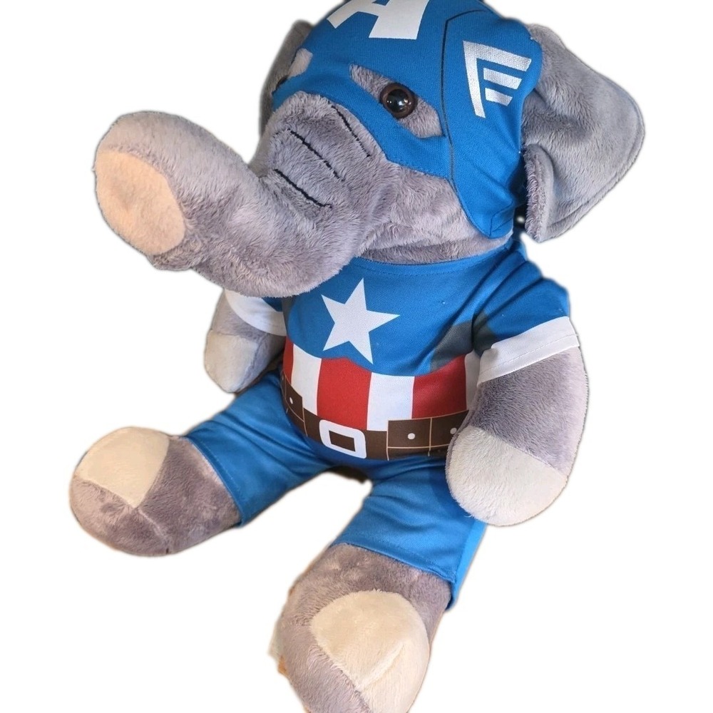 Build-A-Bear Marvel Captain America 16"‎ Elephant CUTE